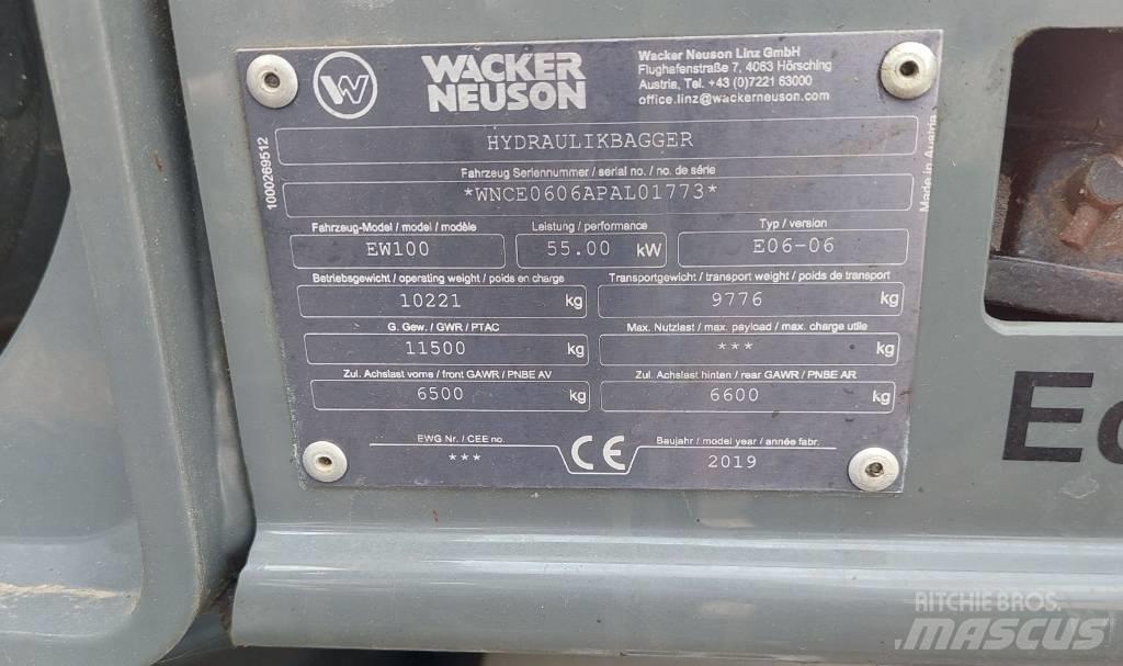 Wacker Neuson EW100 Колёсные экскаваторы