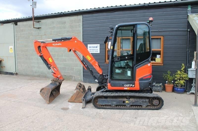 Kubota U 27-4 Мини-экскаваторы