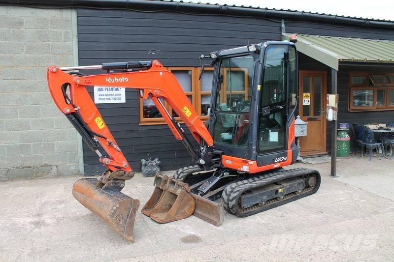 Kubota U 27-4 Мини-экскаваторы