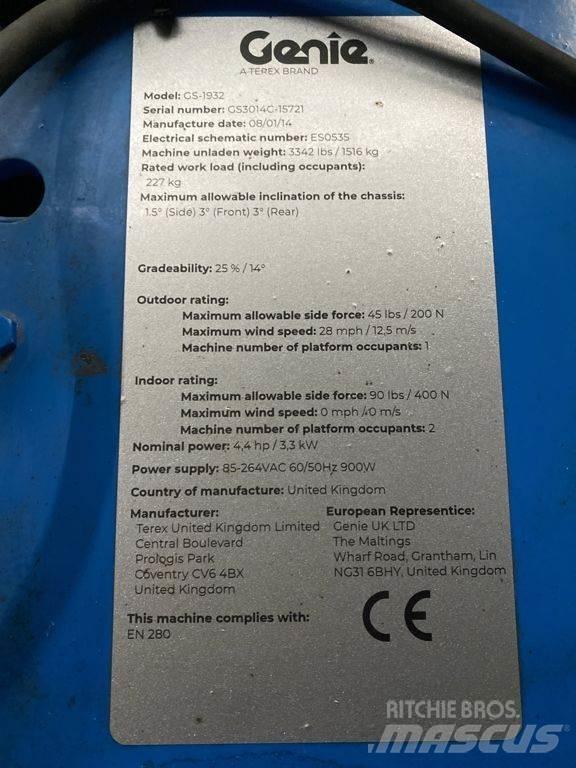 Genie GS1932 Ножничные подъемники