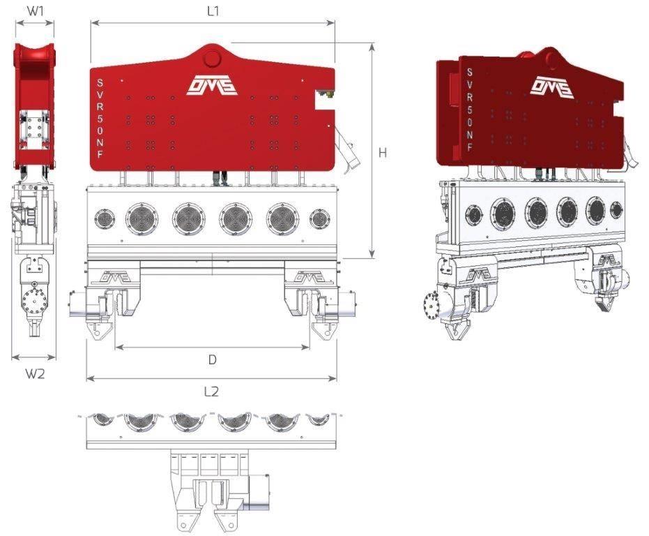  SVR 50NF Вибропогружатели