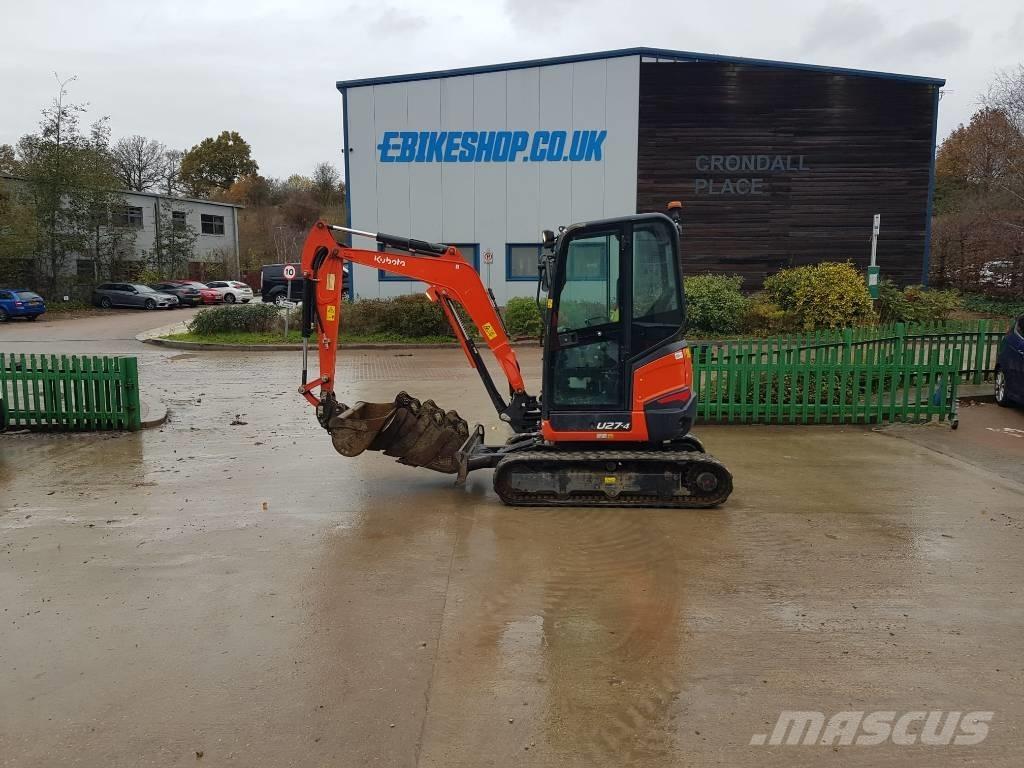 Kubota U27-4 Мини-экскаваторы