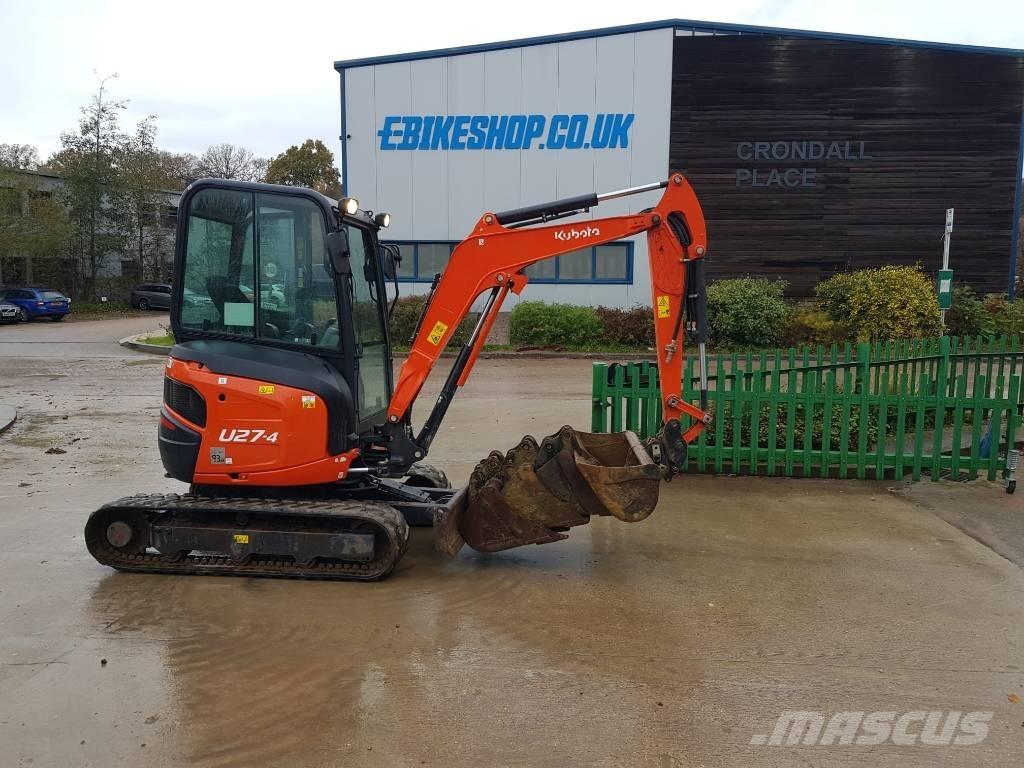 Kubota U27-4 Мини-экскаваторы