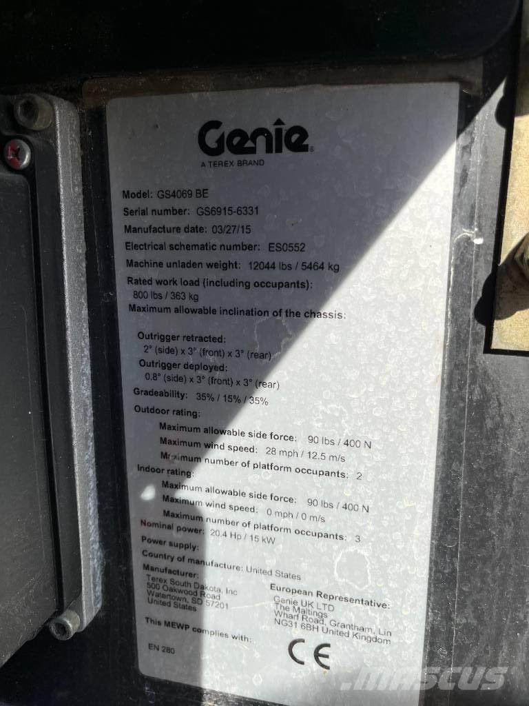 Genie GS 4069 BE Ножничные подъемники