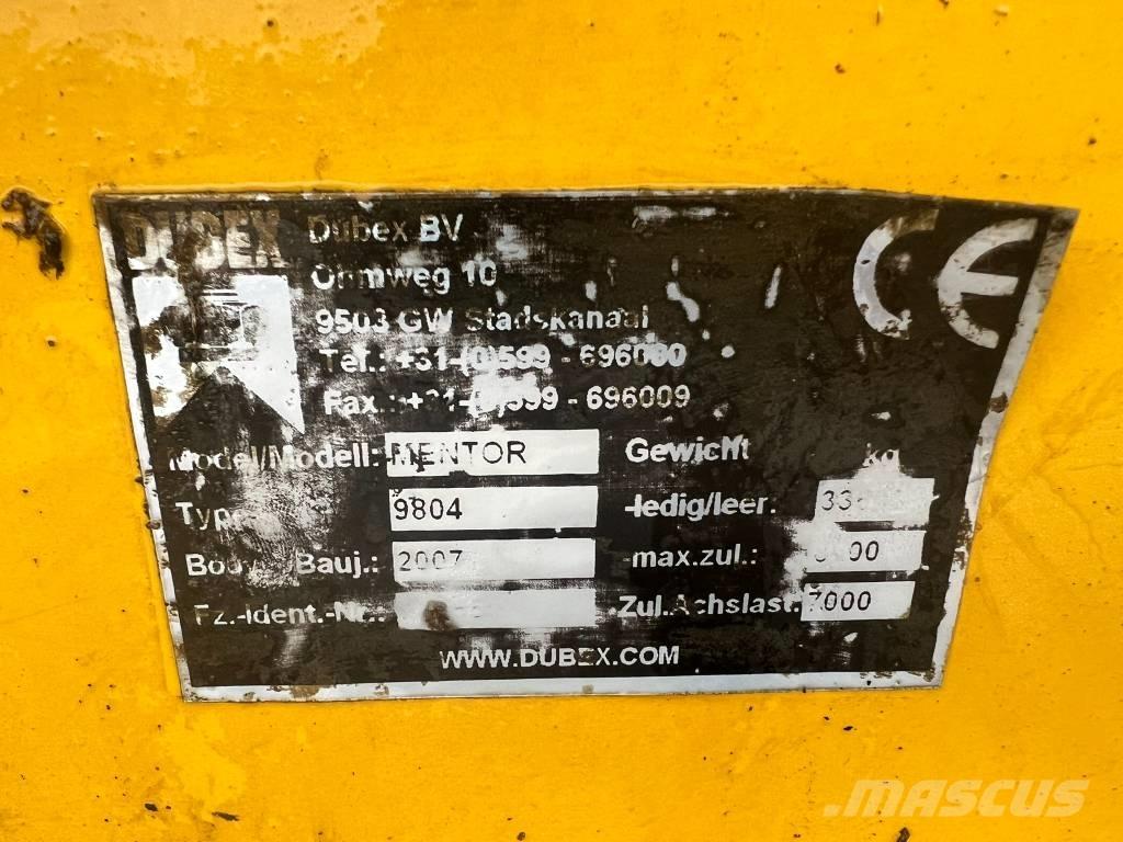 Dubex Mentor 9804 Прицепные опрыскиватели