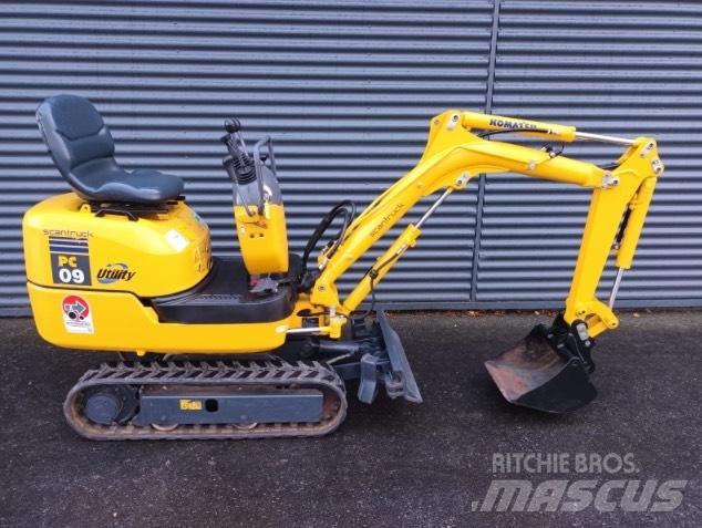 Komatsu PC 9 Мини-экскаваторы