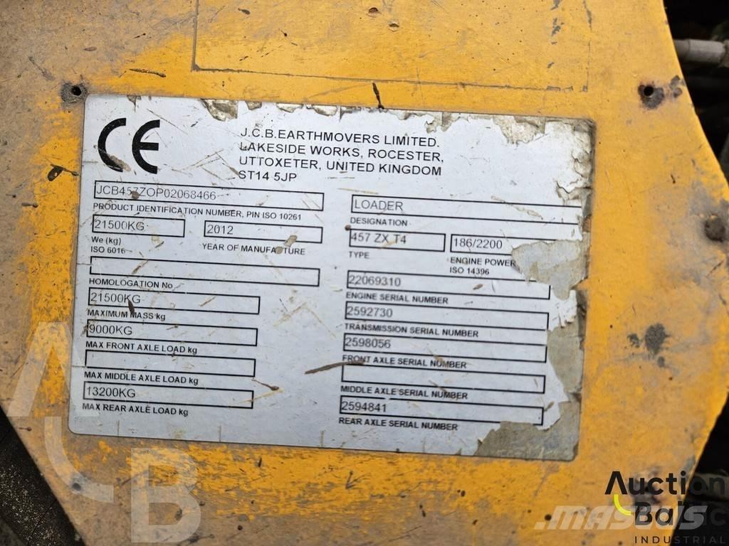 JCB 457 ZX Фронтальные погрузчики
