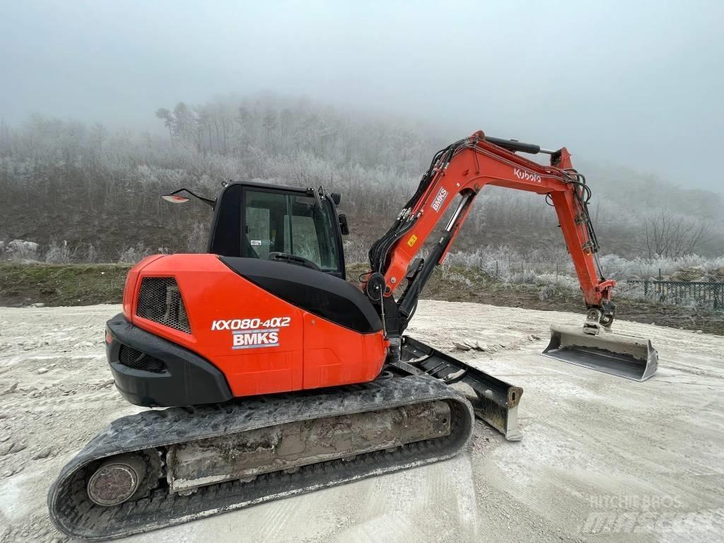 Kubota KX 080-4a2 Малые экскаваторы 7т-12т