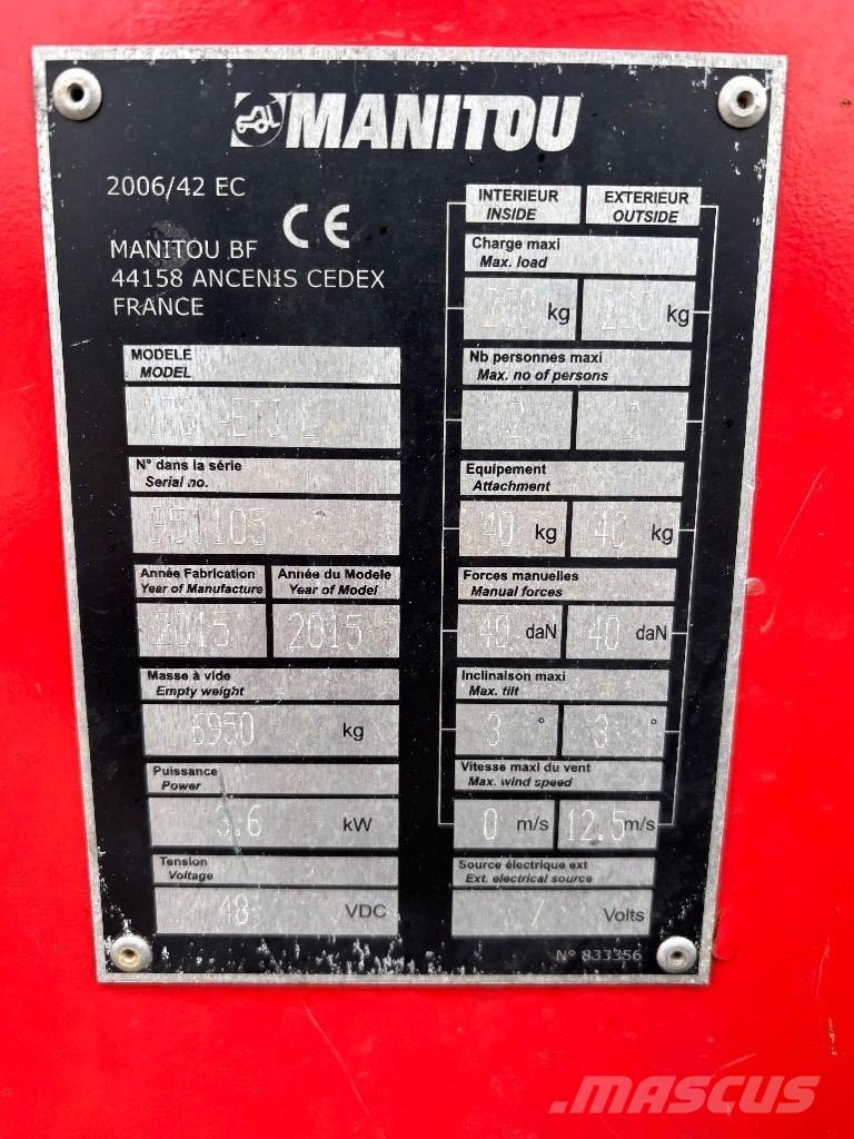 Manitou 170 AETJL Коленчатые подъемники