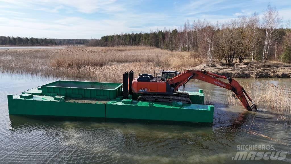  Dredge pontoon barge Земснаряды