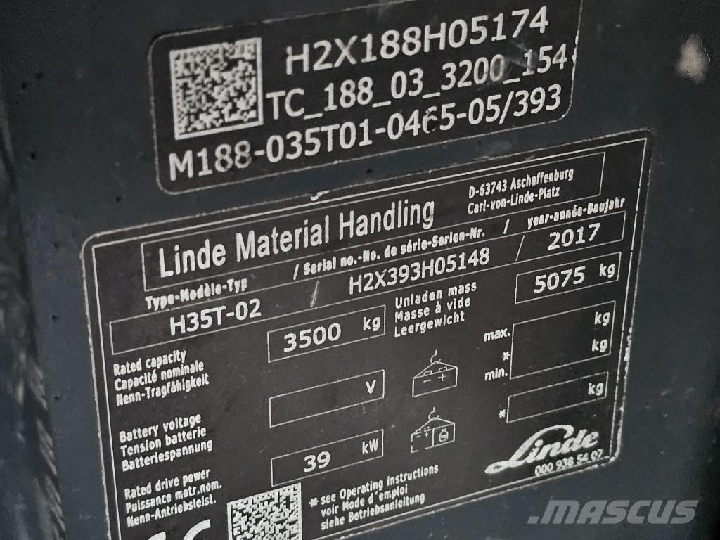 Linde H35T-02 Газовые погрузчики