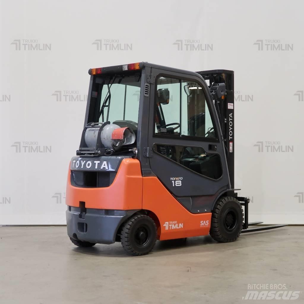 Toyota 02-8FGF18 Газовые погрузчики