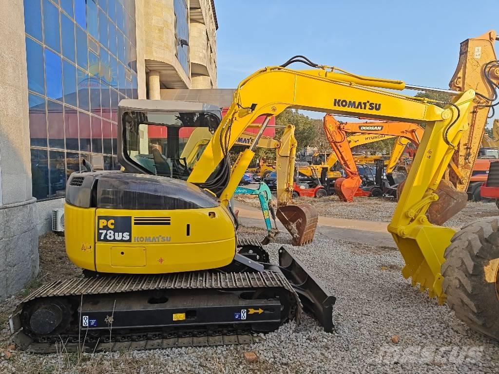 Komatsu PC78US-8 Малые экскаваторы 7т-12т
