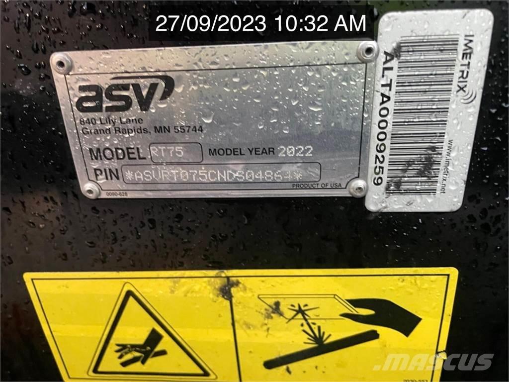 ASV POSI-TRACK RT75 Мини-погрузчики