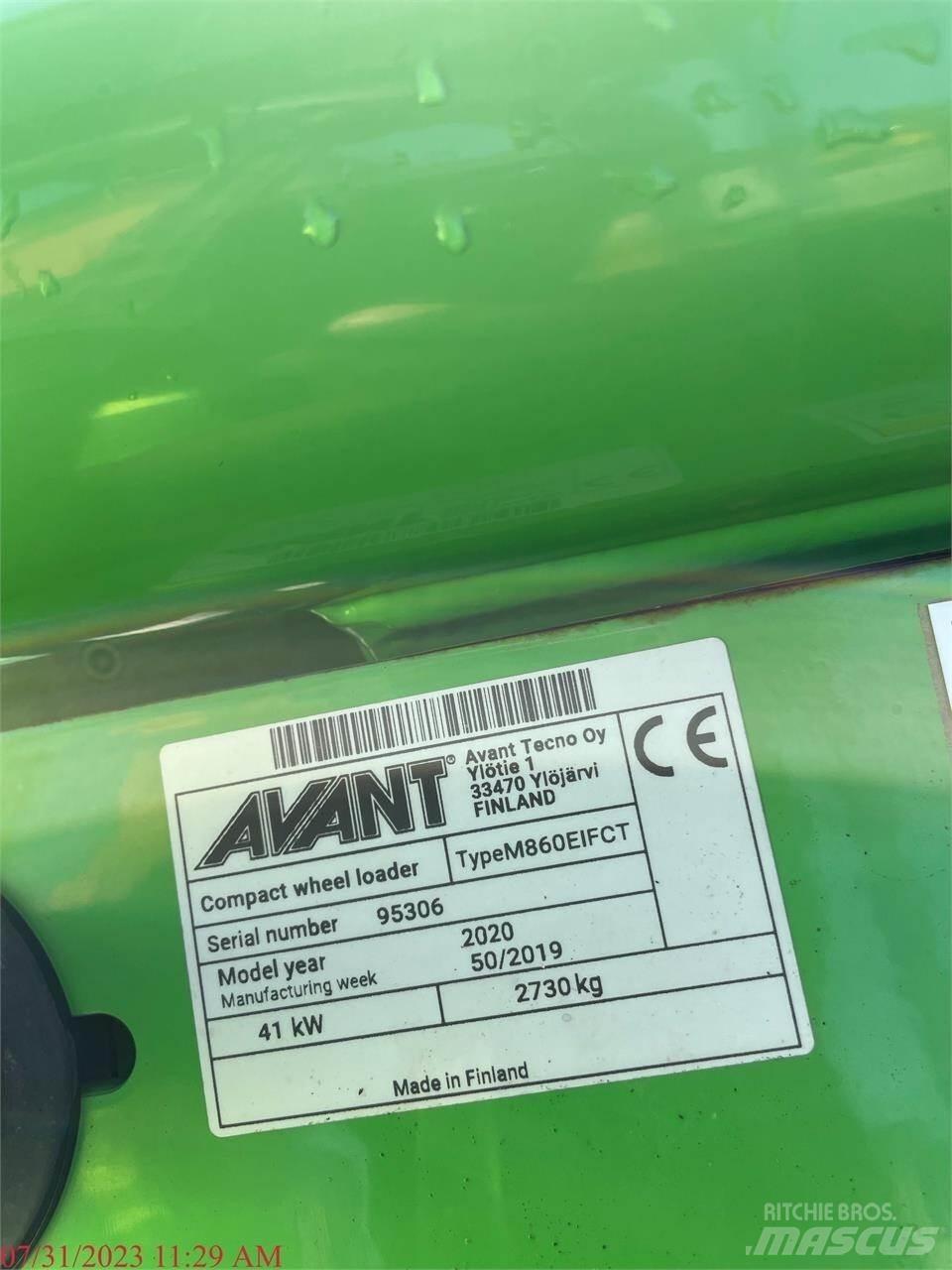 Avant 860I Фронтальные погрузчики