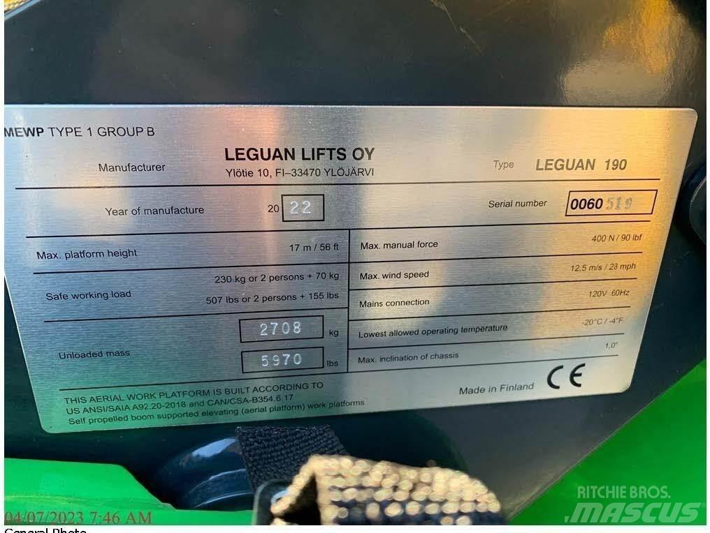 Avant LEGUAN 190 Коленчатые подъемники
