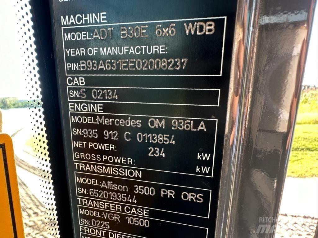 Bell B30E Шарнирно-сочленённые самосвалы