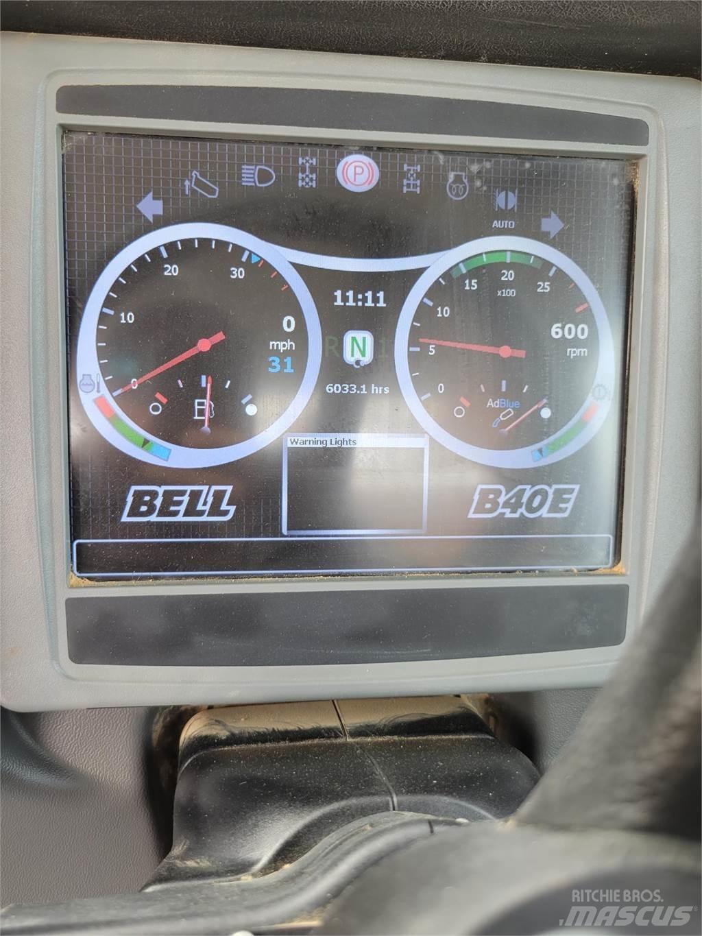 Bell B40E Шарнирно-сочленённые самосвалы