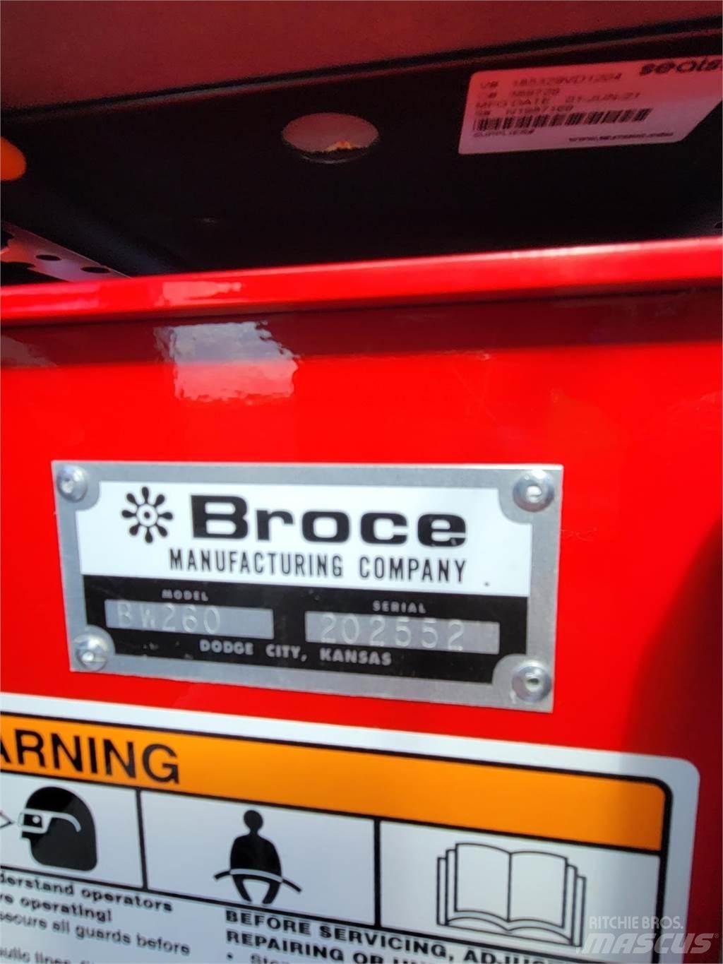 Broce BW260 Вакуумные уборочные машины