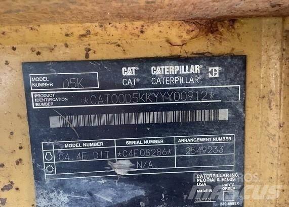 CAT D5K LGP Трубоукладчики