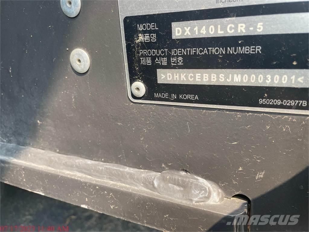 Doosan DX140 LC-5 Гусеничные экскаваторы
