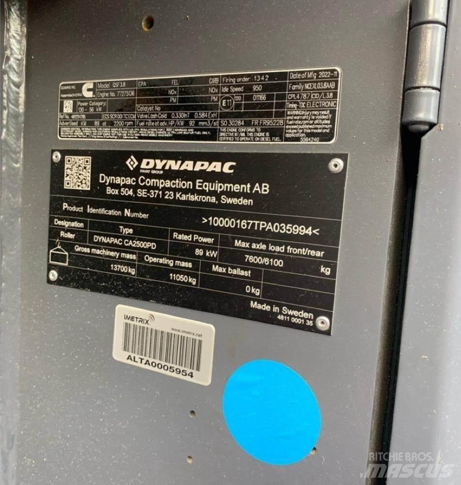 Dynapac CA2500PD Уплотнители для закладки отходов