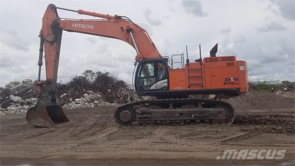Hitachi ZX670 LC-5B Гусеничные экскаваторы