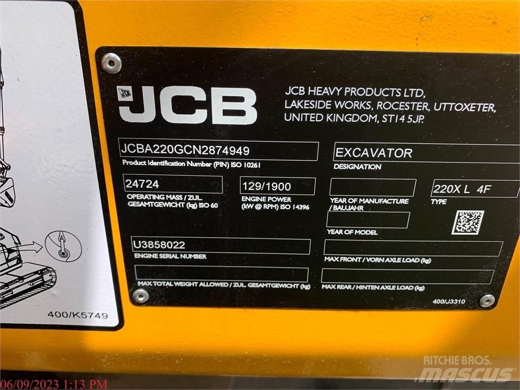 JCB 220X Гусеничные экскаваторы