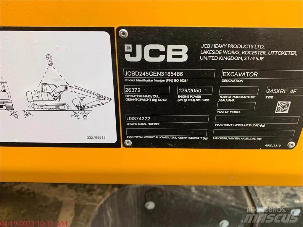 JCB 245XR Гусеничные экскаваторы