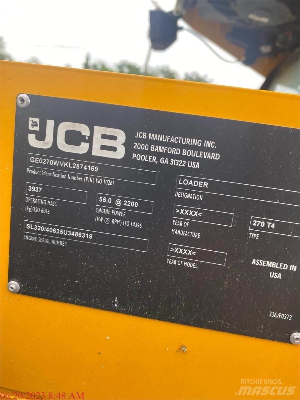 JCB 270 Мини-погрузчики