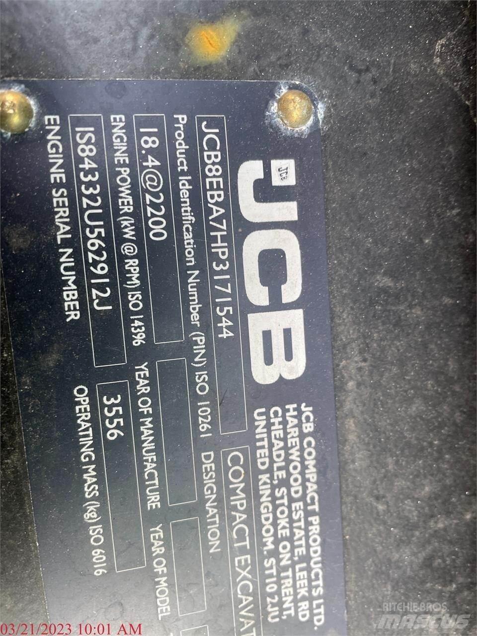 JCB 35Z-1 Мини-экскаваторы