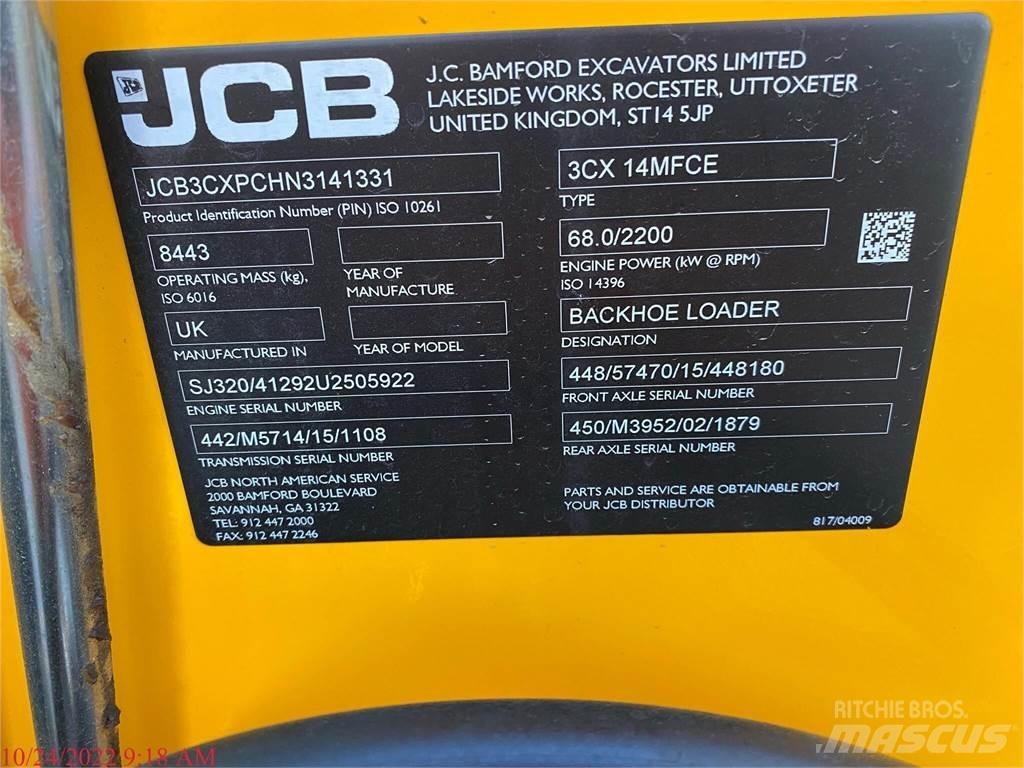 JCB 3CX14 Экскаваторы-погрузчики