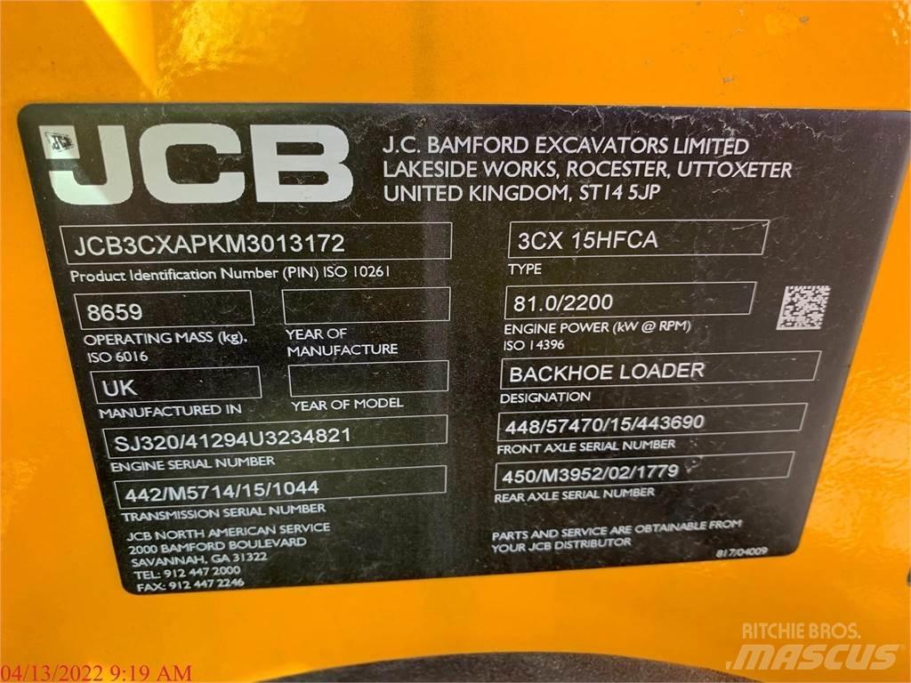 JCB 3CX15 SUPER Экскаваторы-погрузчики