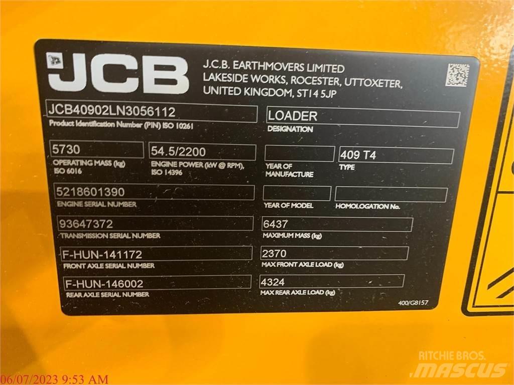 JCB 409 Фронтальные погрузчики