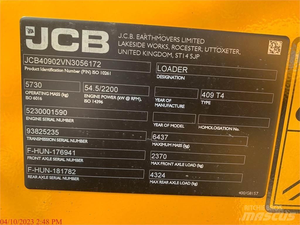 JCB 409 Фронтальные погрузчики