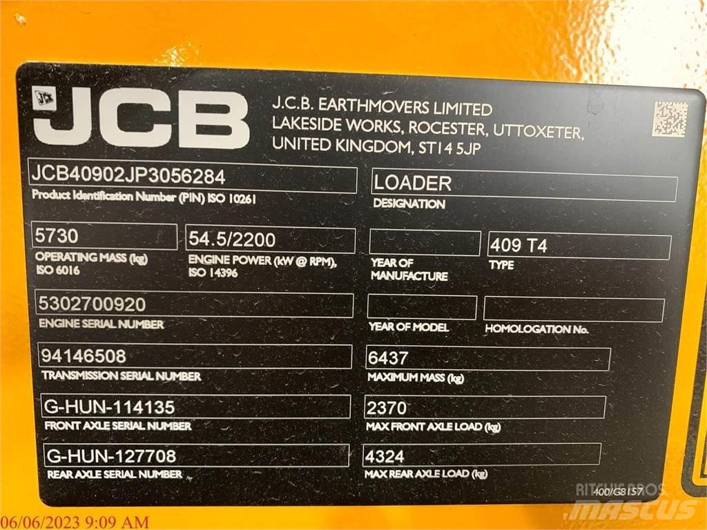 JCB 409 Фронтальные погрузчики