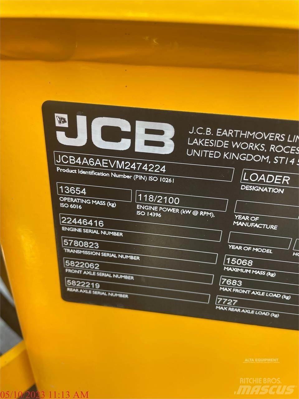 JCB 427ZX Фронтальные погрузчики