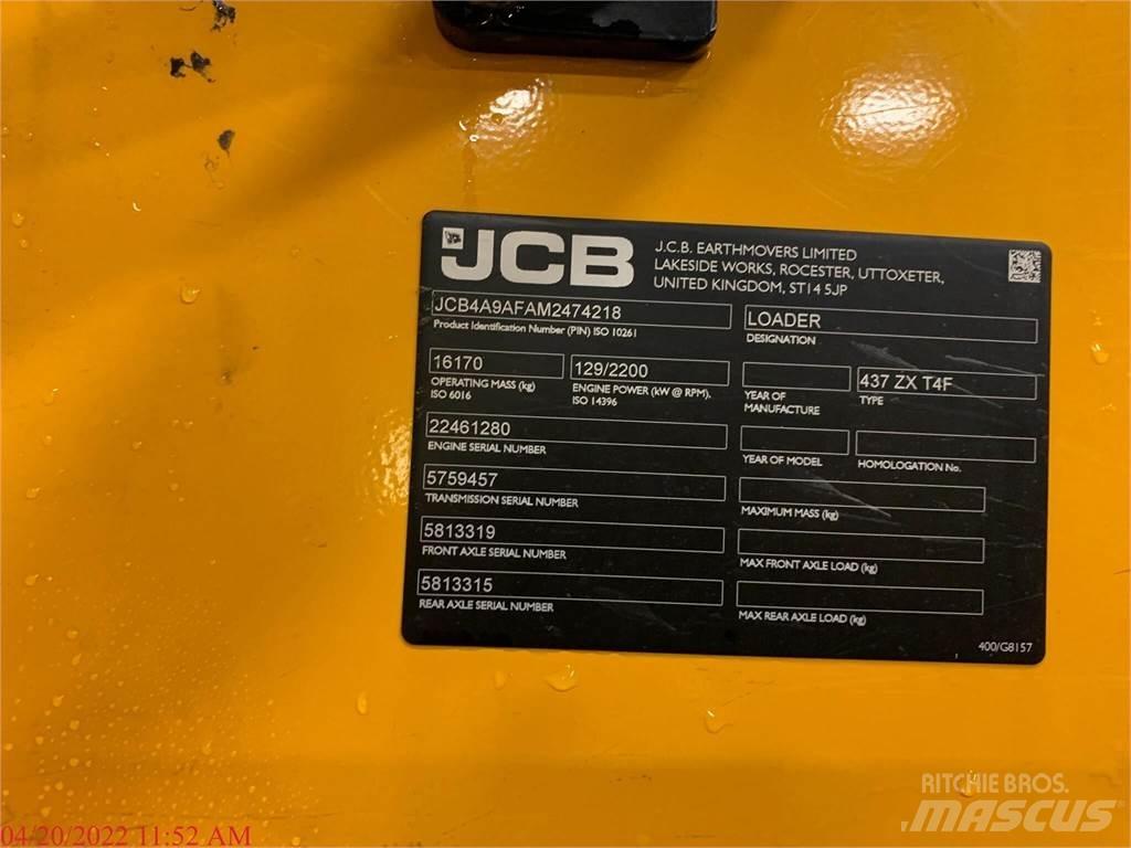 JCB 437ZX Фронтальные погрузчики
