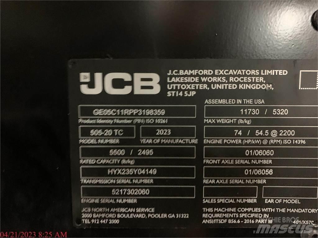 JCB 505-20TC Телескопические погрузчики