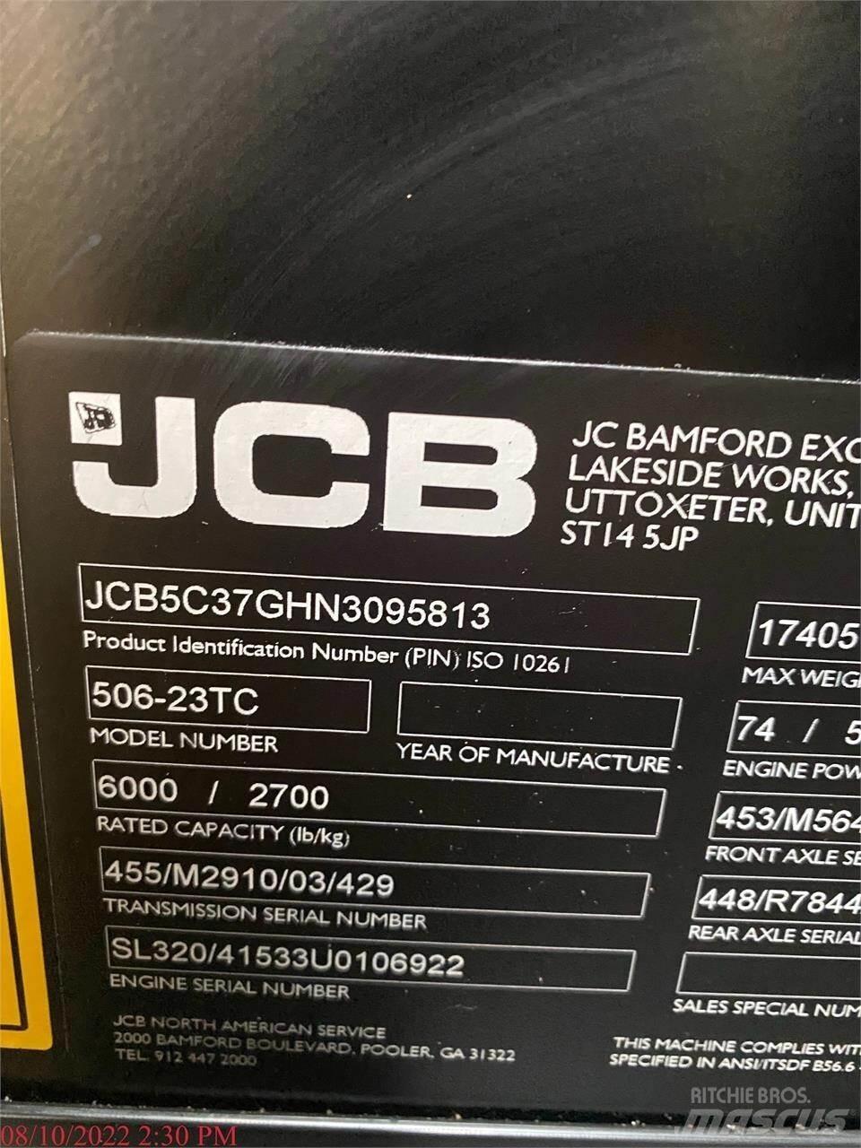 JCB 506-23TC Телескопические погрузчики
