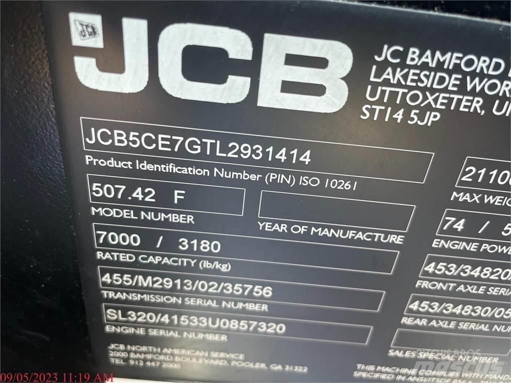 JCB 507-42 Телескопические погрузчики