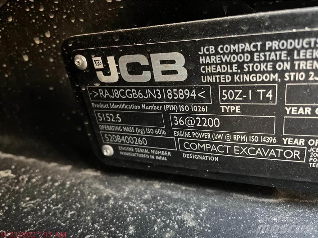 JCB 50Z-1 Мини-экскаваторы
