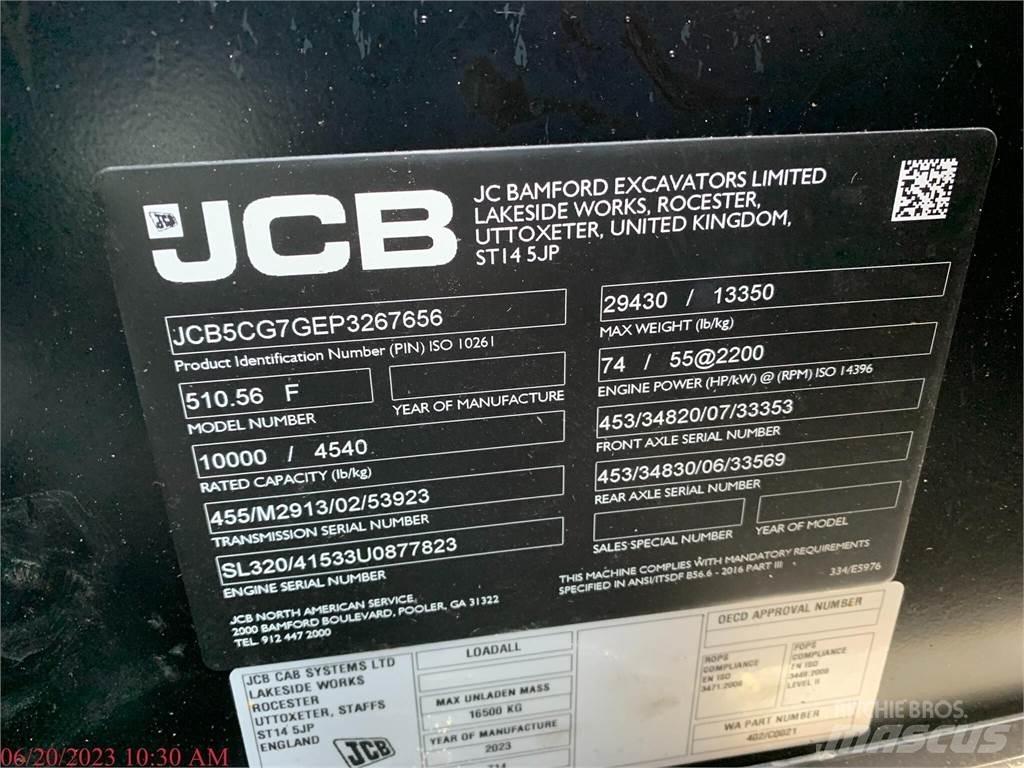 JCB 510-56 Телескопические погрузчики