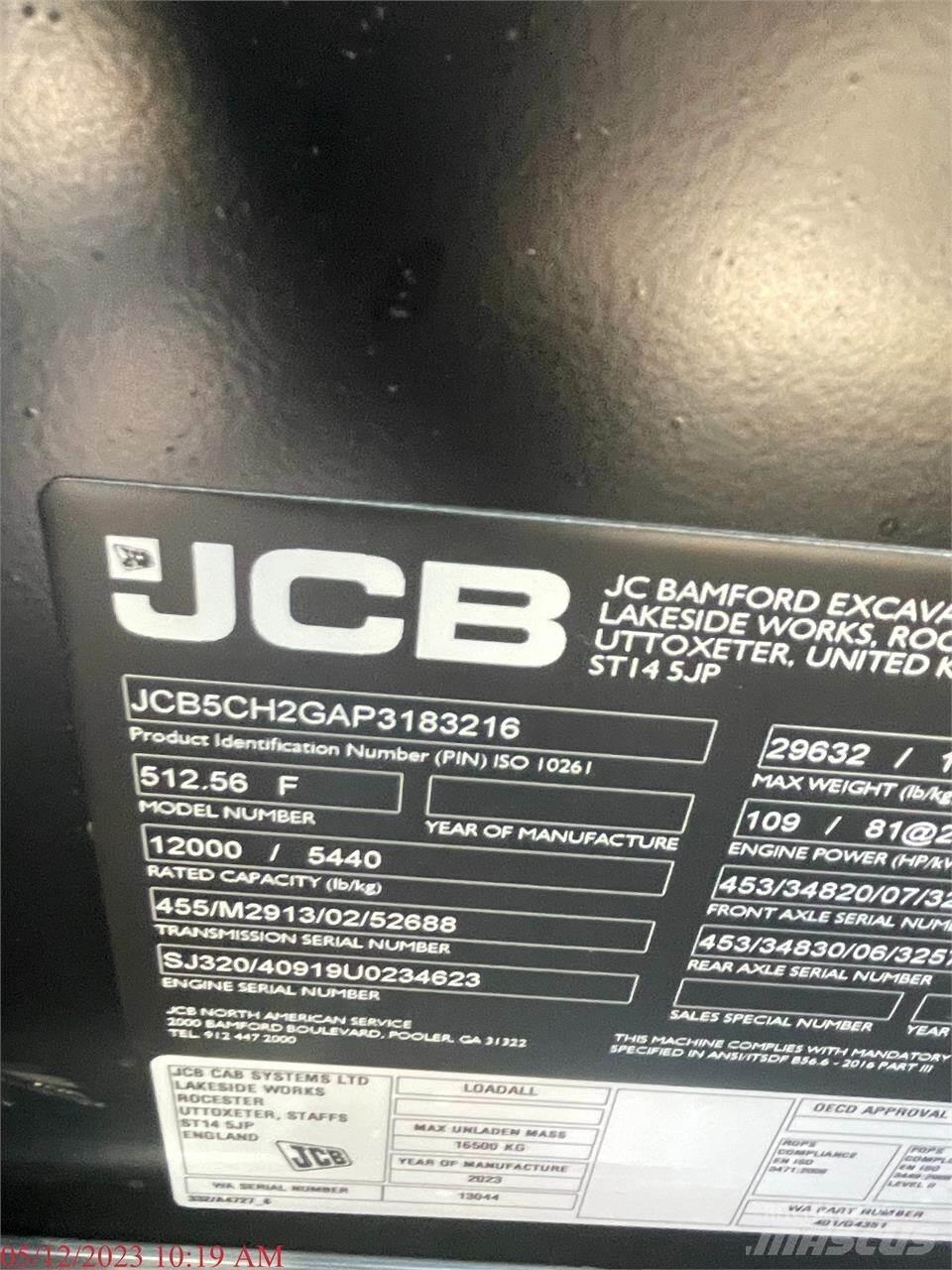 JCB 512-56 Телескопические погрузчики