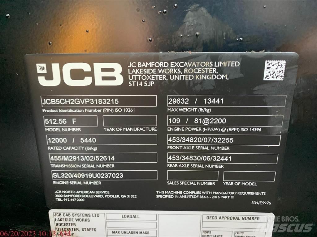 JCB 512-56 Телескопические погрузчики