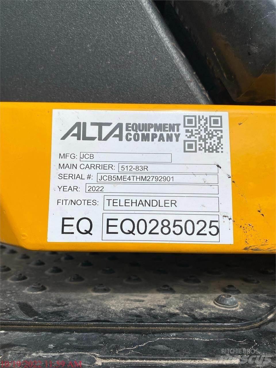 JCB 512-83R Телескопические погрузчики