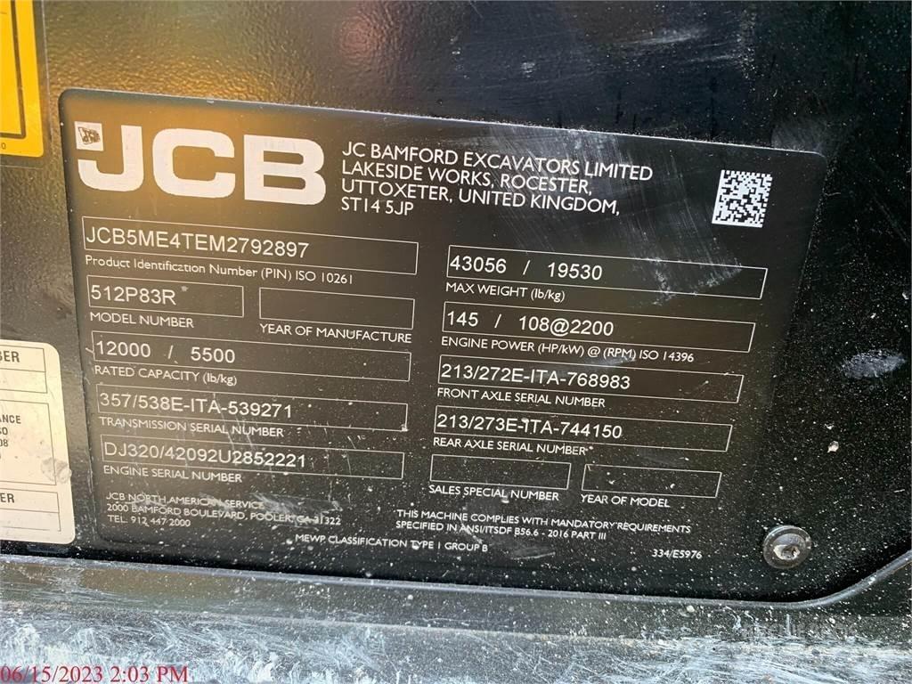 JCB 512-83R Телескопические погрузчики