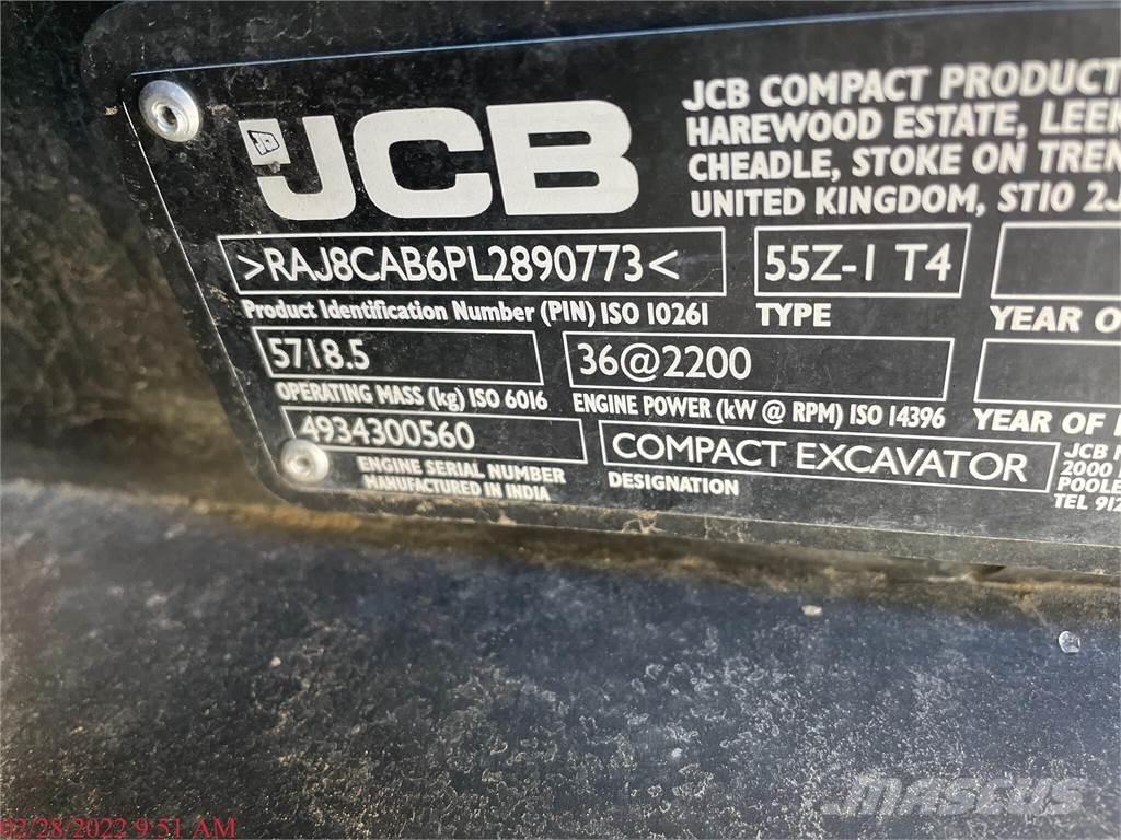 JCB 55Z-1 Мини-экскаваторы