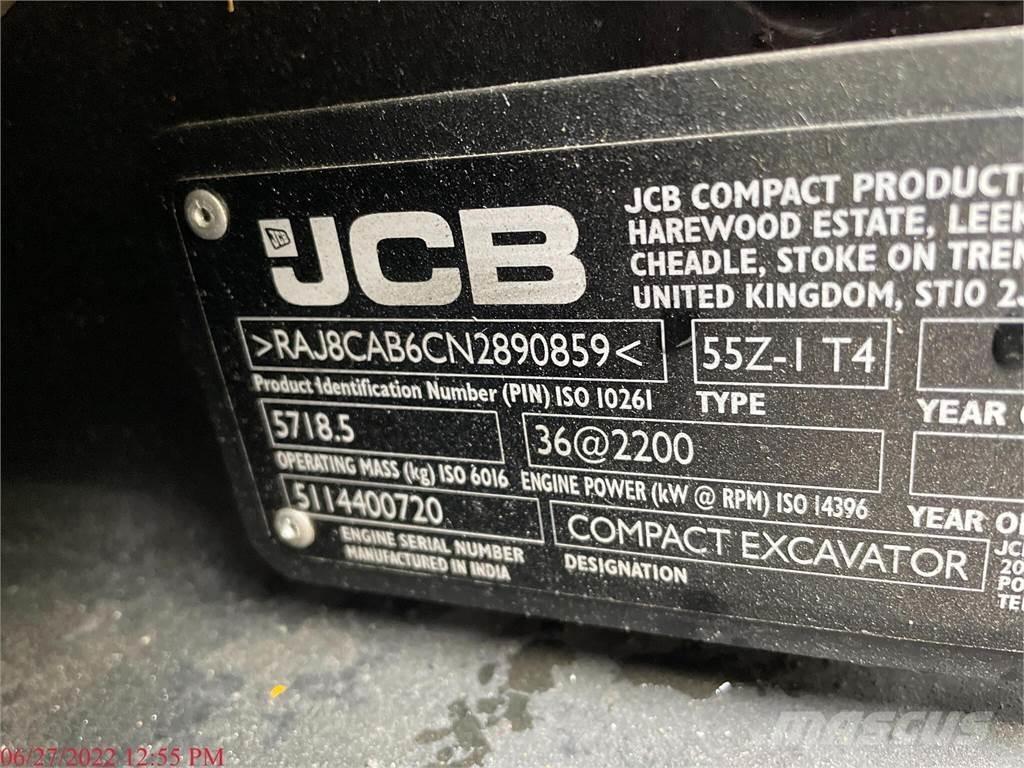 JCB 55Z-1 Мини-экскаваторы