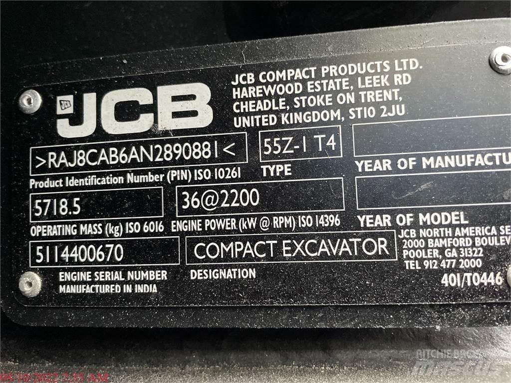 JCB 55Z-1 Мини-экскаваторы